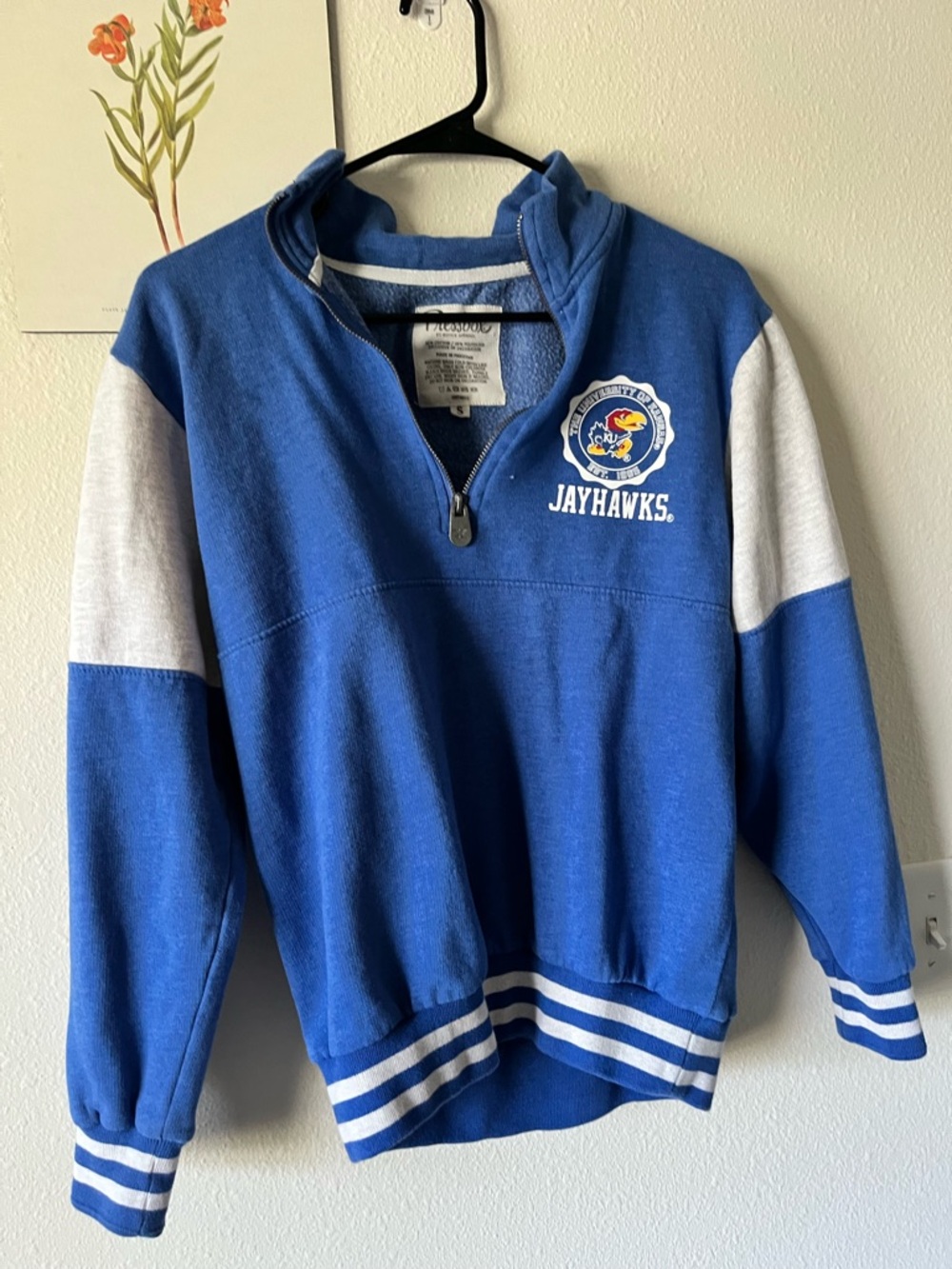 KU Jayhawks Quarter Zip Jackets